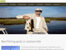 Tablet Screenshot of fishingjacksonville.net